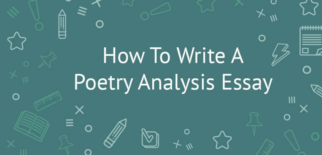 how to write an essay about poetry