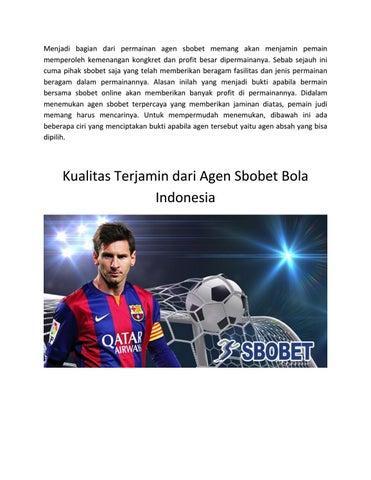 Agen Sbobet Terjamin Resmi dan Terpercaya